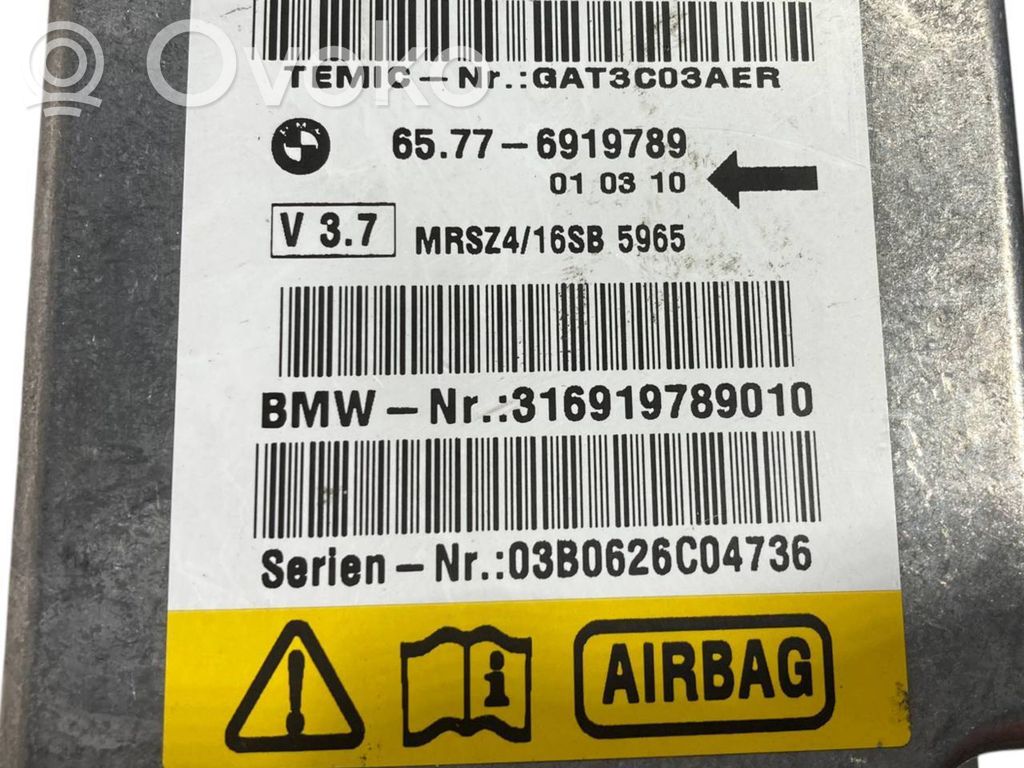 Gaisa spilvenu vadības bloks