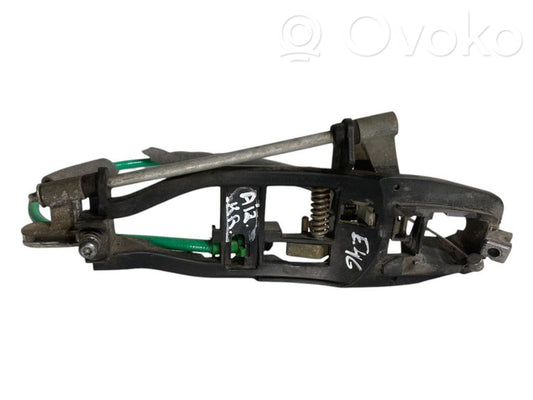 Holder/bracket for external opening handle at the back