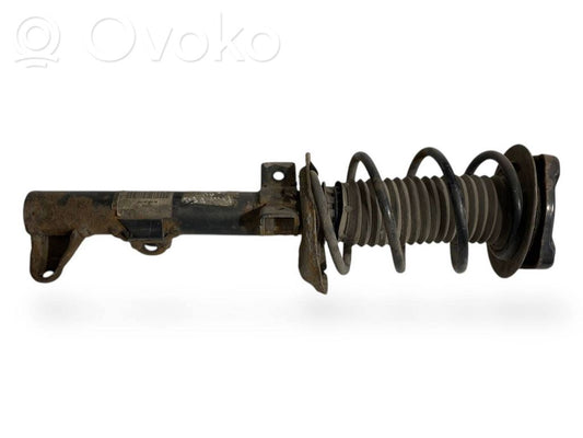 Front shock absorber with spring
