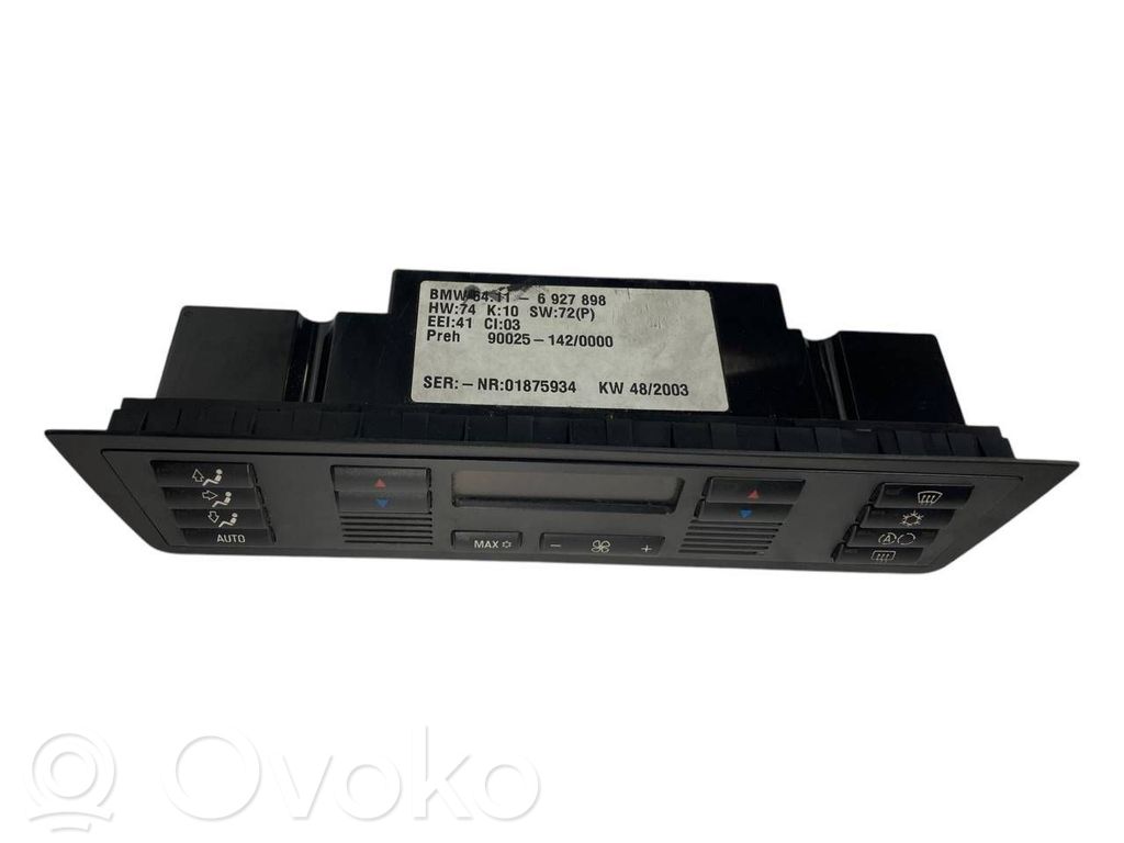 Gaisa kondicioniera / klimata kontroles / salona apsildes vadības bloks (salonā)