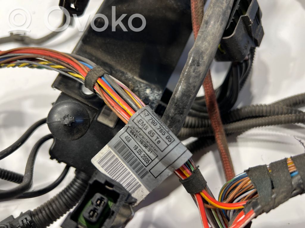 Dzinēja vadu instalācija