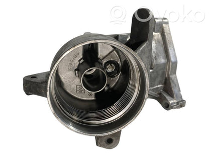 Oil filter holder/cooler
