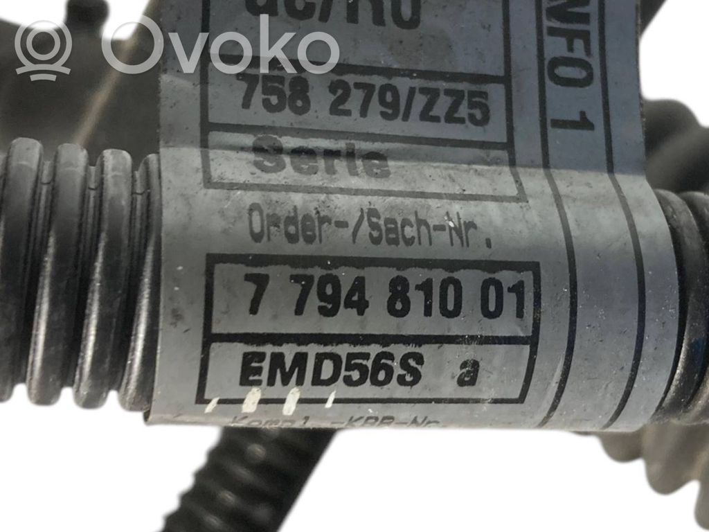 Dzinēja vadu instalācija