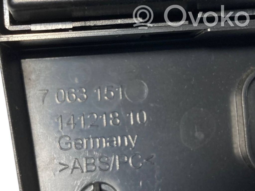 Gaisa kondicioniera / klimata kontroles / salona apsildes vadības bloks (salonā)