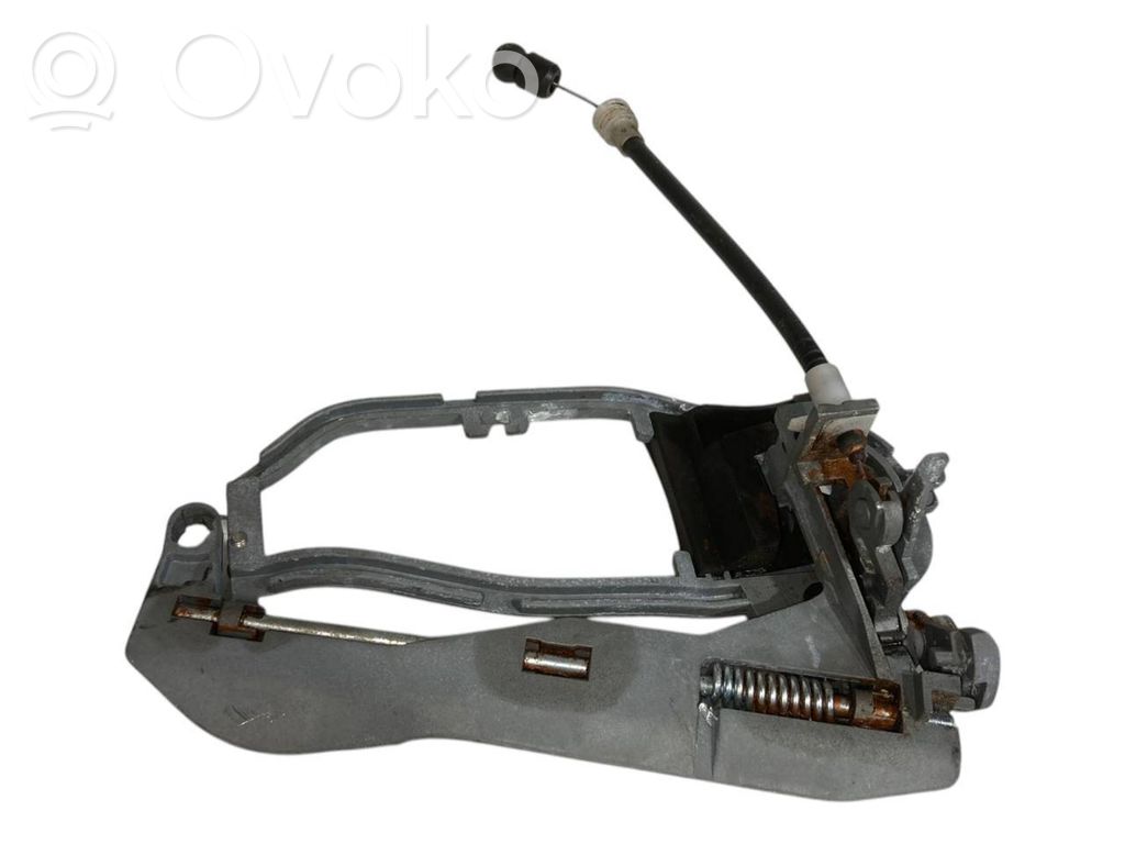 Holder/bracket for external opening handle at the back
