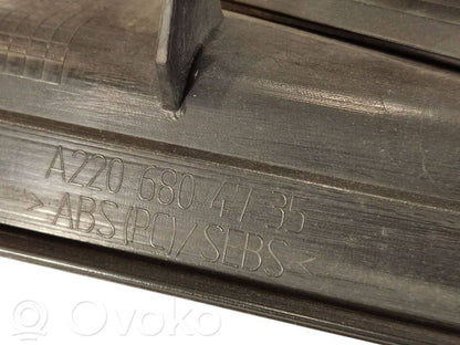 Aizmugurējā sliekšņa dekoratīvā apdare (iekšējā)