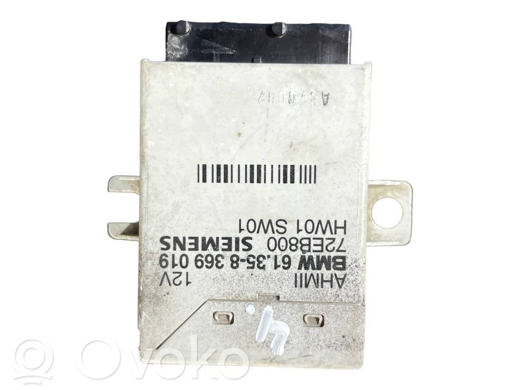 Trailer hitch control unit