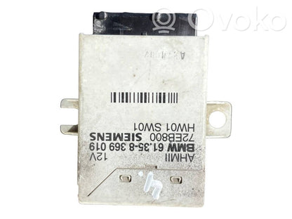 Trailer hitch control unit