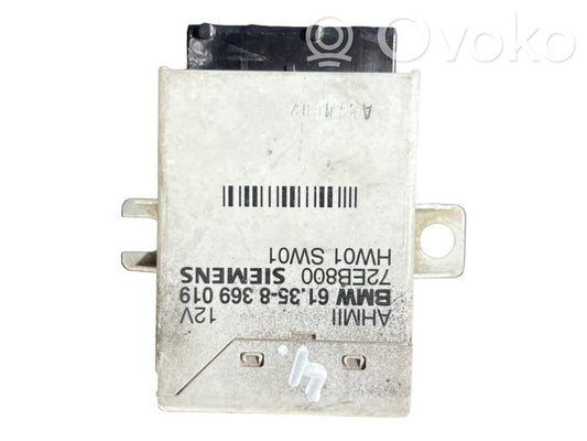 Trailer hitch control unit