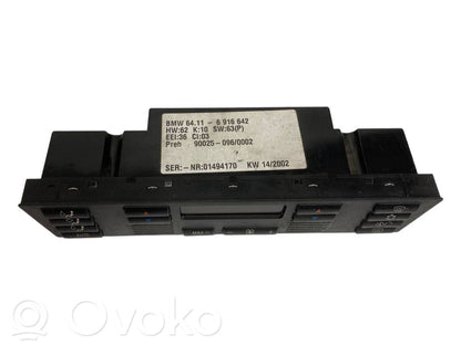 Gaisa kondicioniera / klimata kontroles / salona apsildes vadības bloks (salonā)