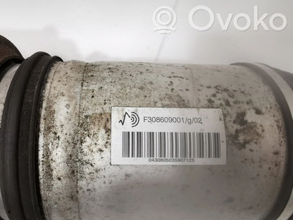 Priekšpusē pneimatiska (gaisa) spilvens ar amortizatoru