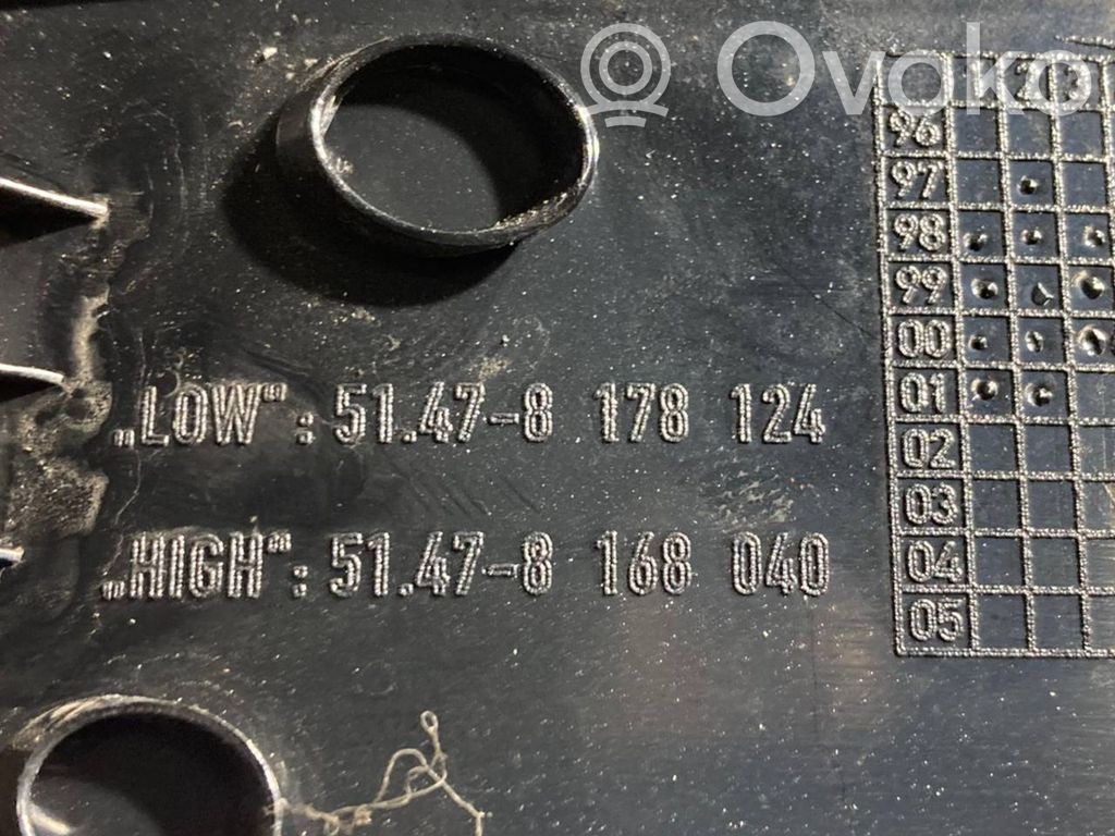 Aizmugurējā sliekšņa dekoratīvā apdare (iekšējā)