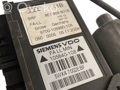 Priekšpusē elektriskā loga pacelšanas mehānisma komplekts