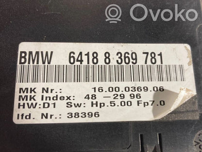 Gaisa kondicioniera / klimata kontroles / salona apsildes vadības bloks (salonā)