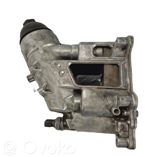 Oil filter holder/cooler