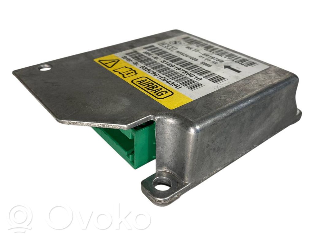 Gaisa spilvenu vadības bloks