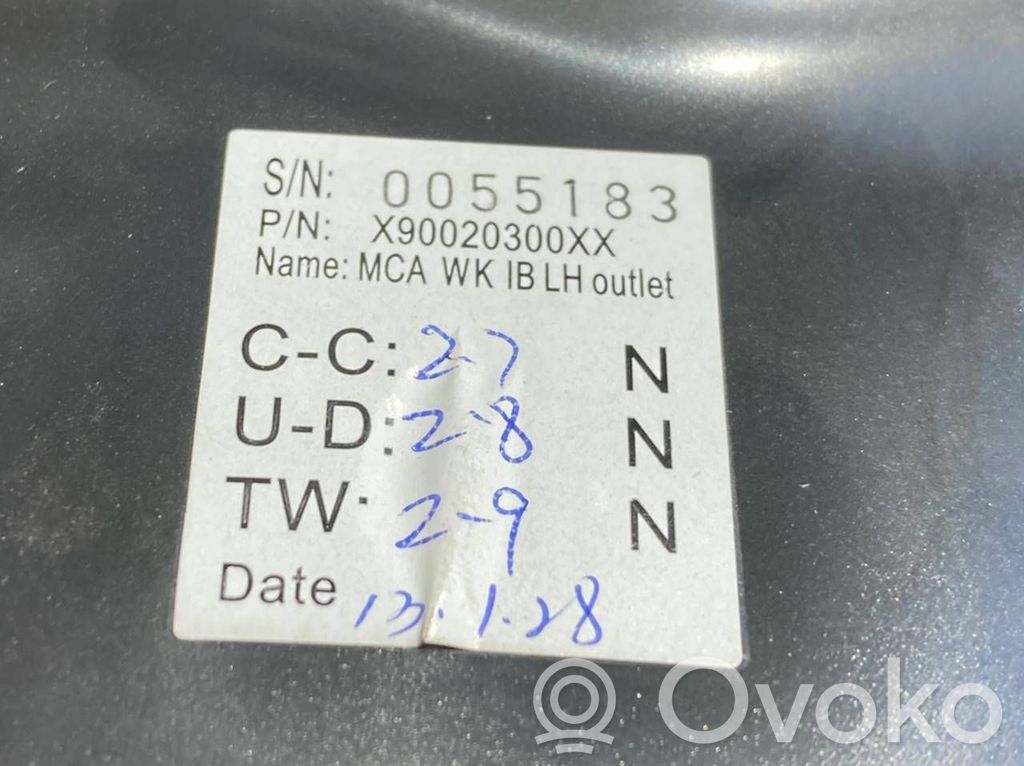 Gaisa kondicioniera / klimata kontroles / salona apsildes vadības bloks (salonā)