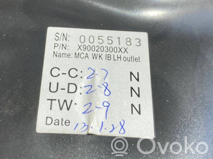 Gaisa kondicioniera / klimata kontroles / salona apsildes vadības bloks (salonā)