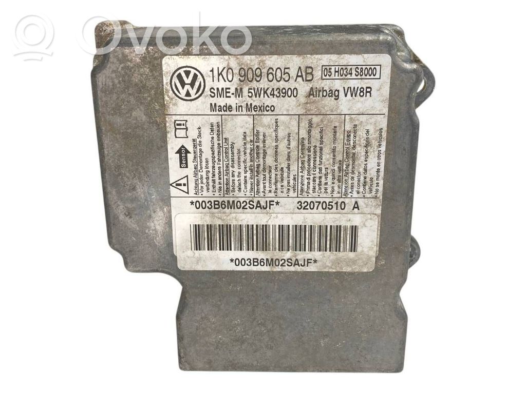 Gaisa spilvenu vadības bloks