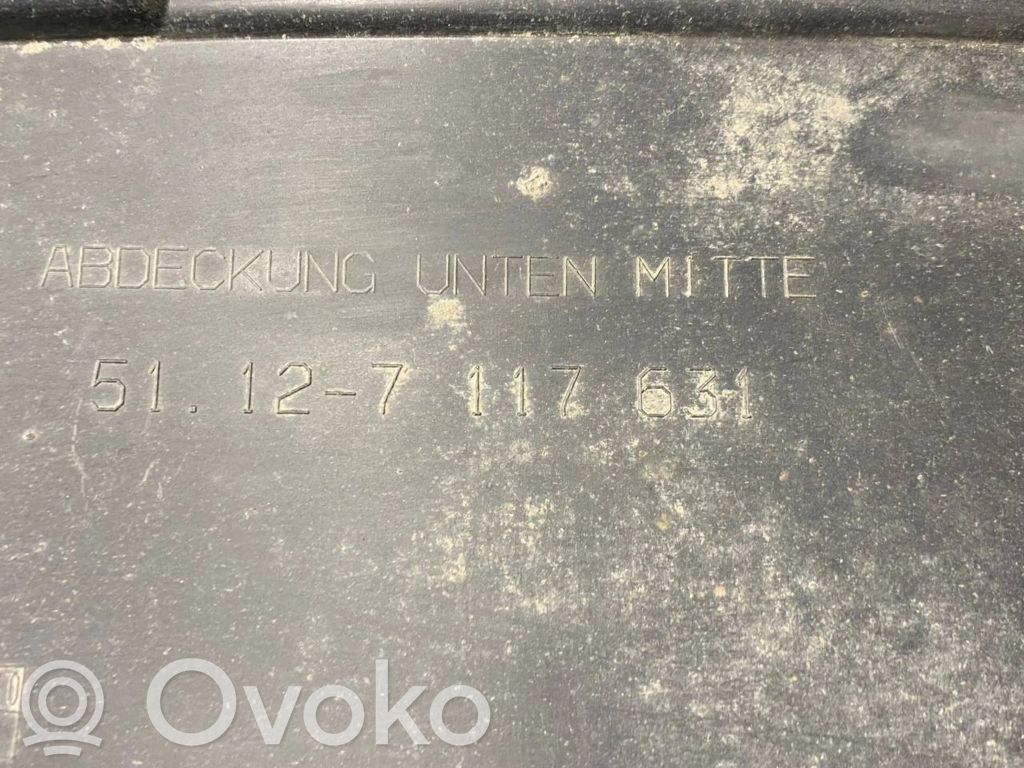 Нижняя защита заднего бампера