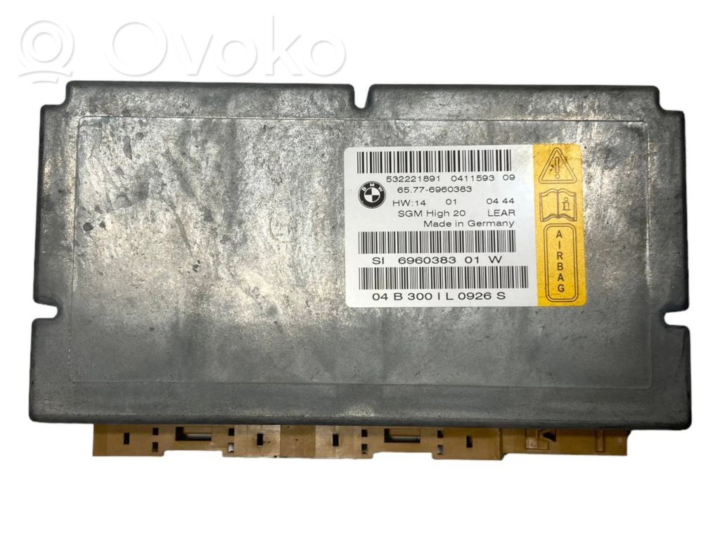 Gaisa spilvenu vadības bloks