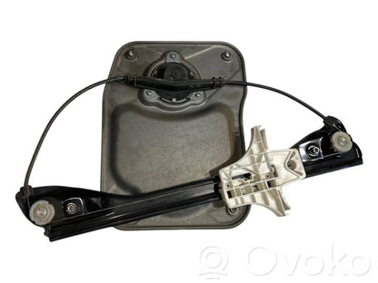 Rear electric window lift mechanism without motor