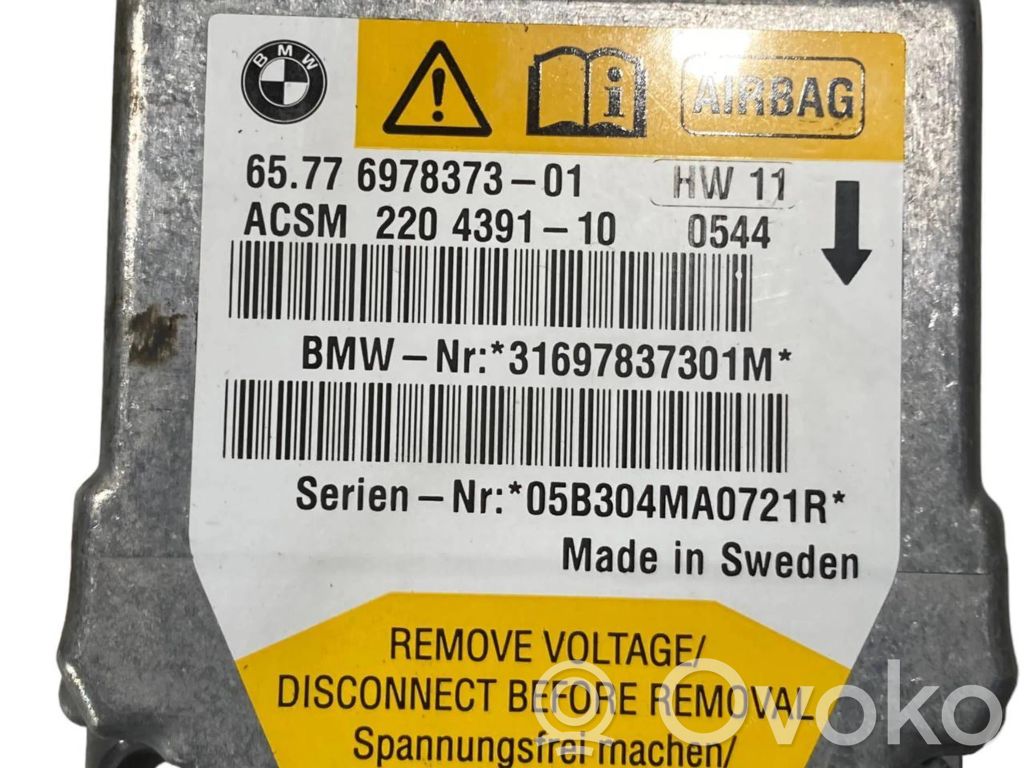 Gaisa spilvenu vadības bloks