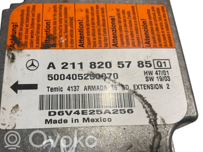 Блок управления подушками безопасности