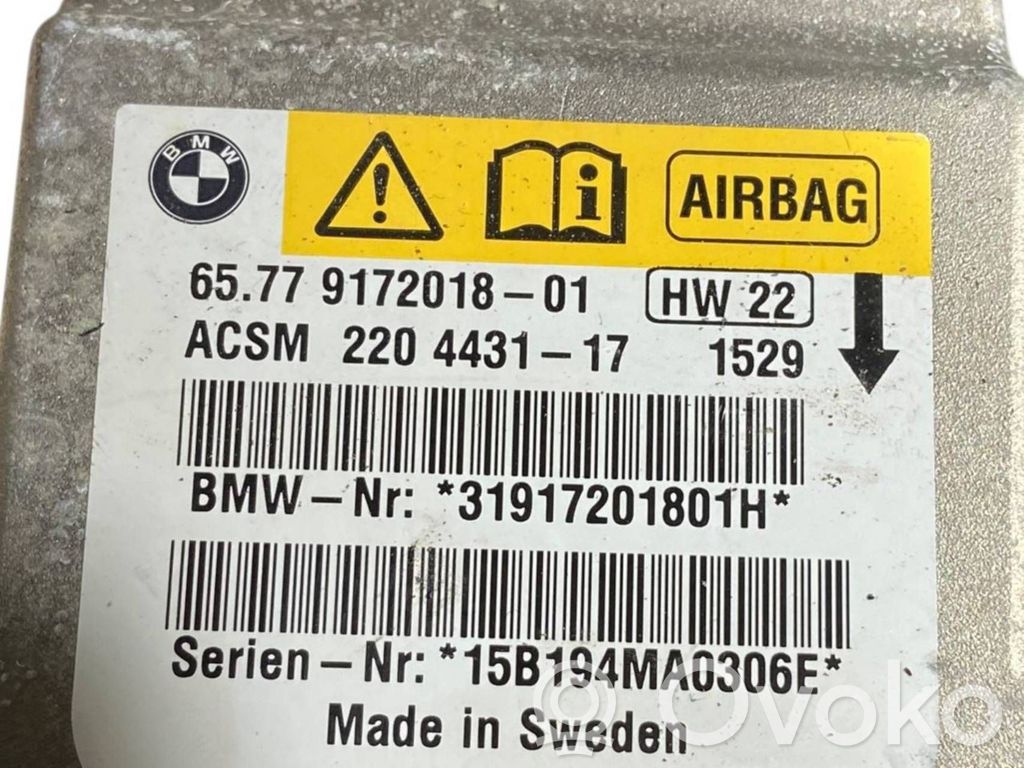 Gaisa spilvenu vadības bloks
