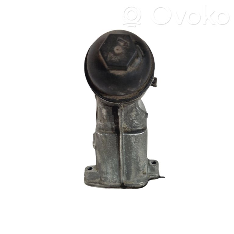 Oil filter holder/cooler