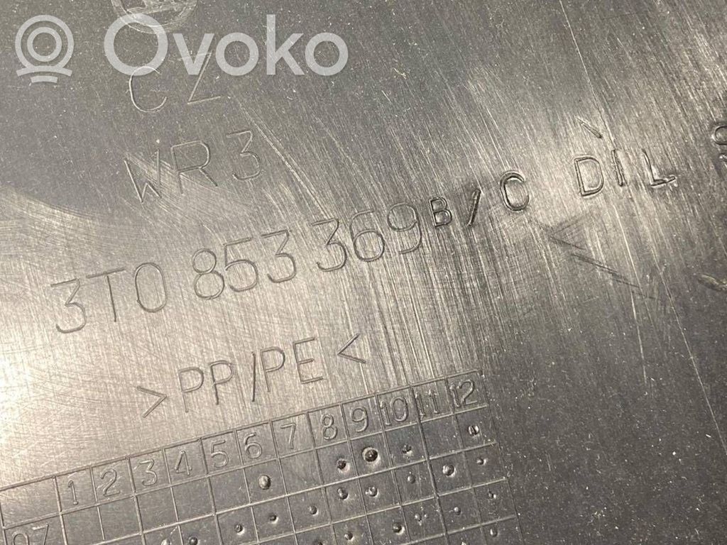 (B) statņa dekoratīvā apdare (apakšdaļa)