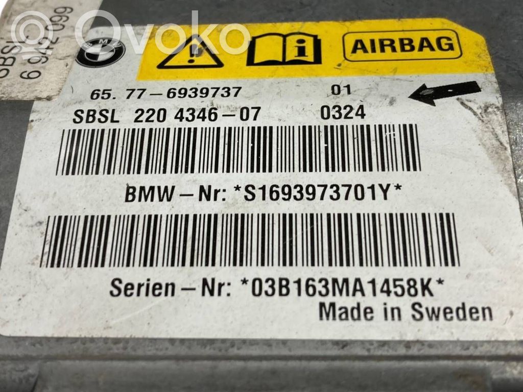 Gaisa spilvenu vadības bloks