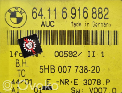 Gaisa kondicioniera / klimata kontroles / salona apsildes vadības bloks (salonā)