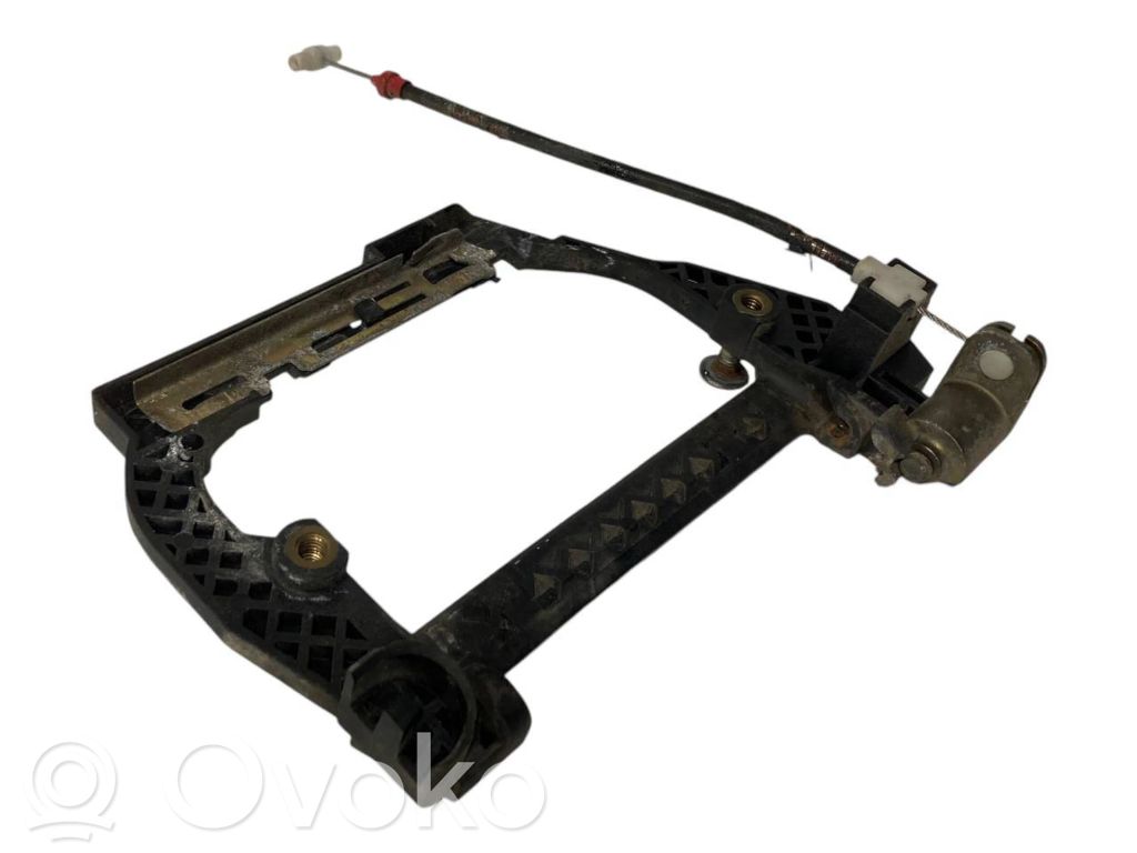 Holder/bracket for external opening handle at the back