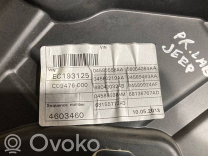 Priekšpusē elektriskā loga pacelšanas mehānisma komplekts