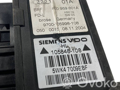 Elektriskā loga pacelšanas mehānisma komplekts