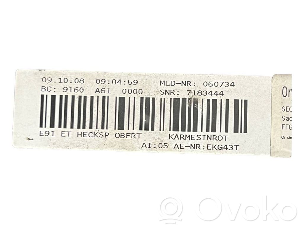 Spoilera aizmugurējais vāks