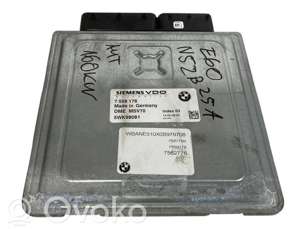 Aizdedzes ECU komplekts