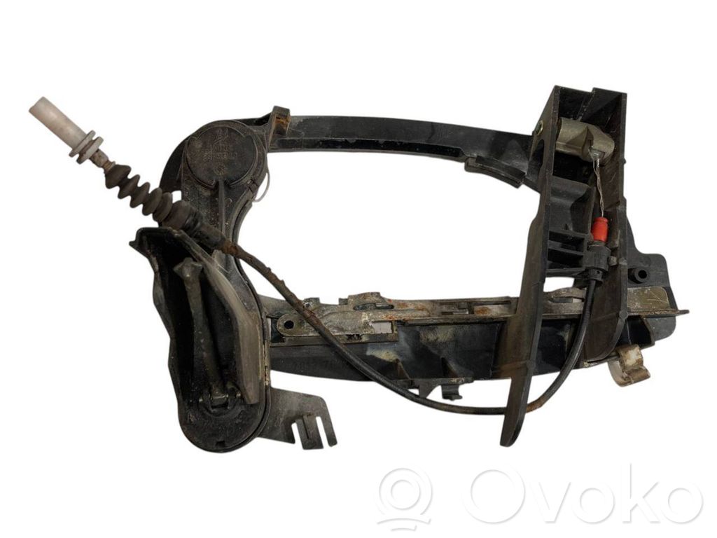 Holder/bracket for external opening handle at the front