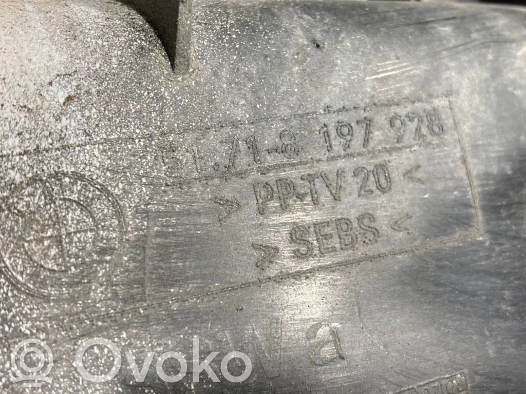 Brake cooling air duct