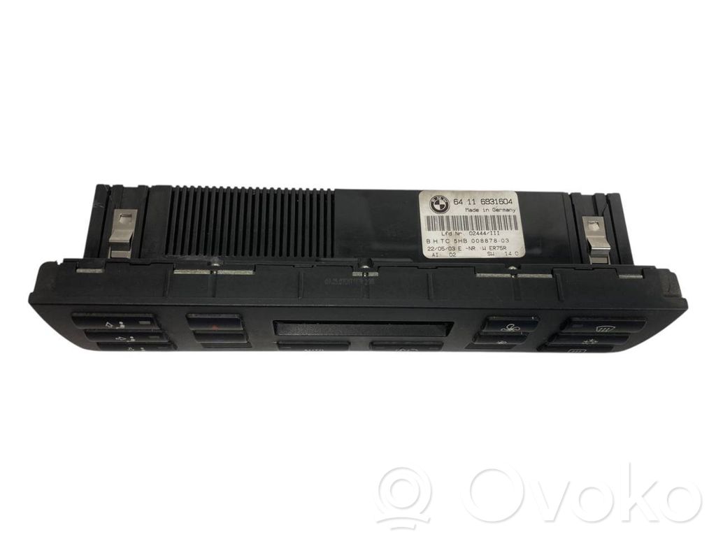 Gaisa kondicioniera / klimata kontroles / salona apsildes vadības bloks (salonā)