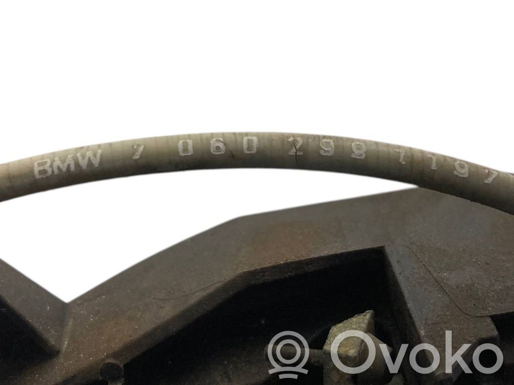Holder/bracket for external opening handle at the back