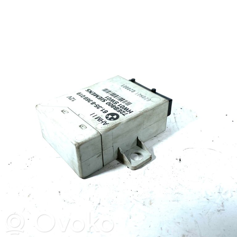 Trailer hitch control unit