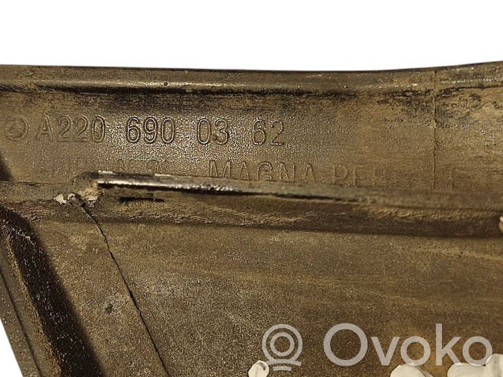 Aizmugurējā spārna uzlika / moldings