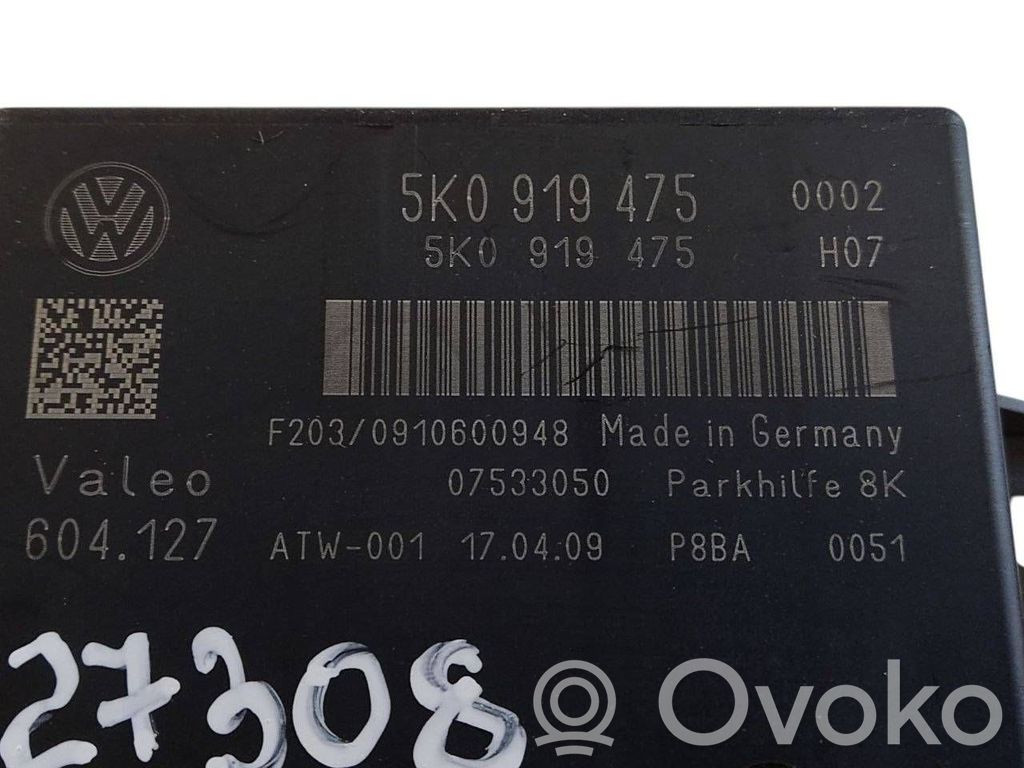 Parkošanas (PDC) vadības bloks