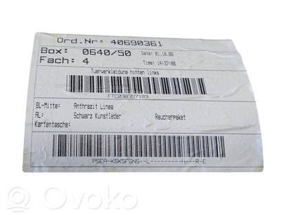 Apšuvums aizmugurējām durvīm