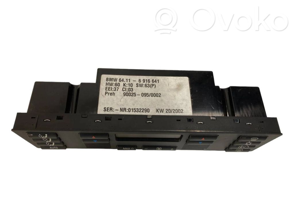 Gaisa kondicioniera / klimata kontroles / salona apsildes vadības bloks (salonā)