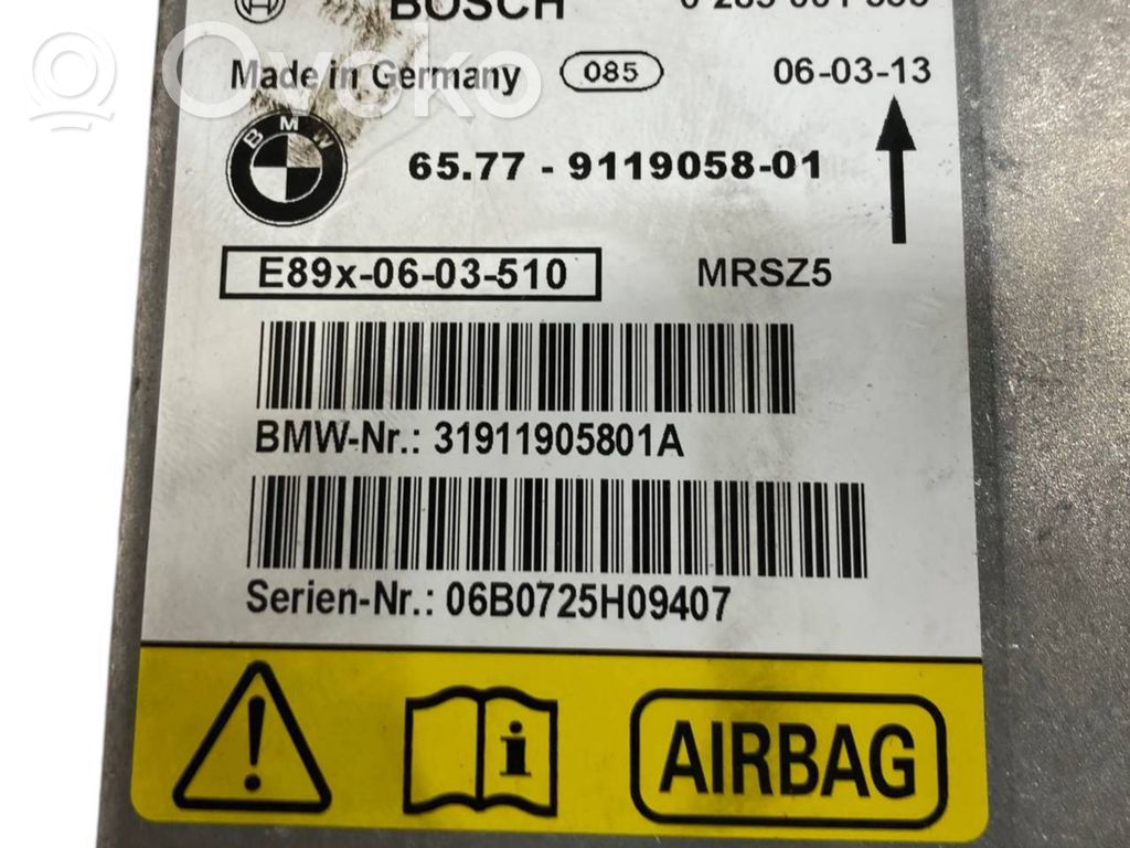 Gaisa spilvenu vadības bloks