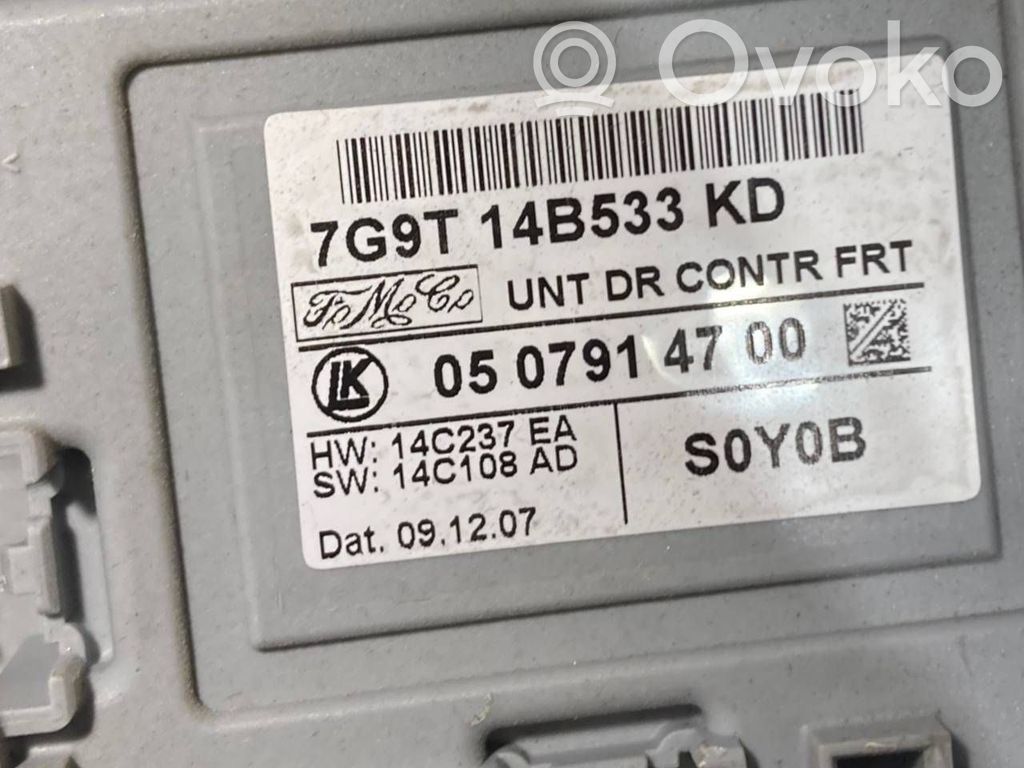 Priekšpusē elektriskā loga pacelšanas mehānisma komplekts