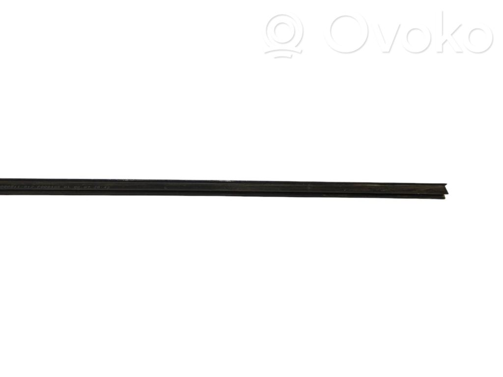 Front door glass trim